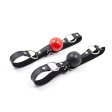 (image for) Pin Buckle O Ring Black Strap Ball Gag