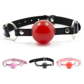 Pin Buckle O Ring Black Strap Ball Gag