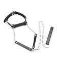 (image for) Bit Gag With Collars Leads