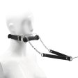 (image for) Bit Gag With Collars Leads