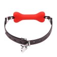 (image for) Dog Bone Padlock Open Mouth Gag