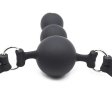 (image for) Silicone Strap Beads Ball Gag