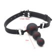 (image for) Silicone Strap Beads Ball Gag