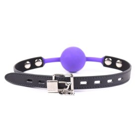 Premium Hush Locking Silicone Ball Gag