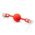 (image for) Silicone Ball Gag With Nipple Clamps