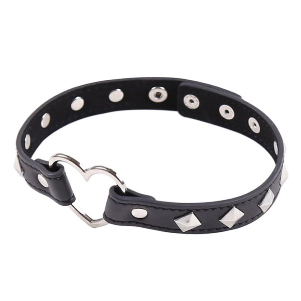 (image for) Heart Metal Bondage Collar