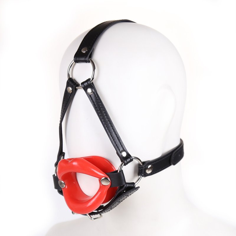 (image for) Lips Gag With Heard Harness