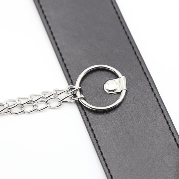 (image for) Nipple Clamp with Leather Neck Collar