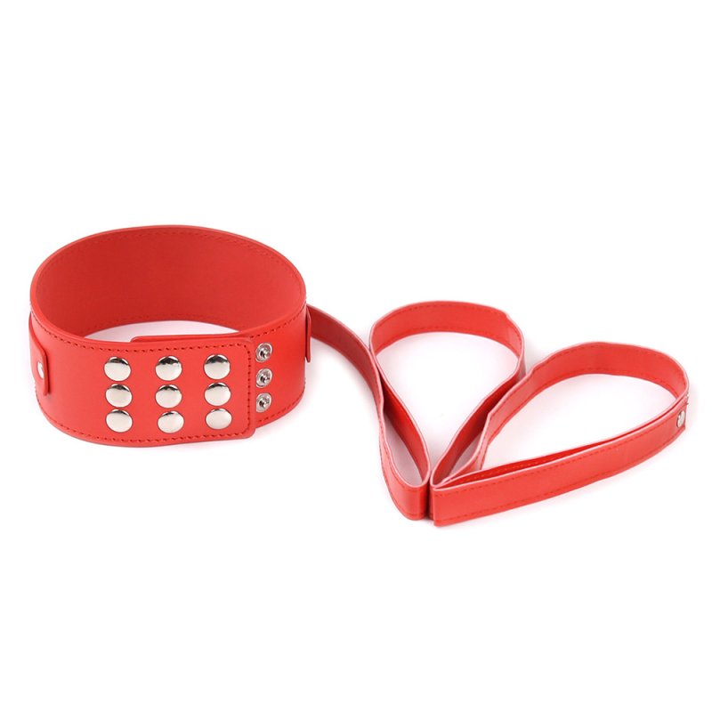 (image for) Studs Faux Leather Collar