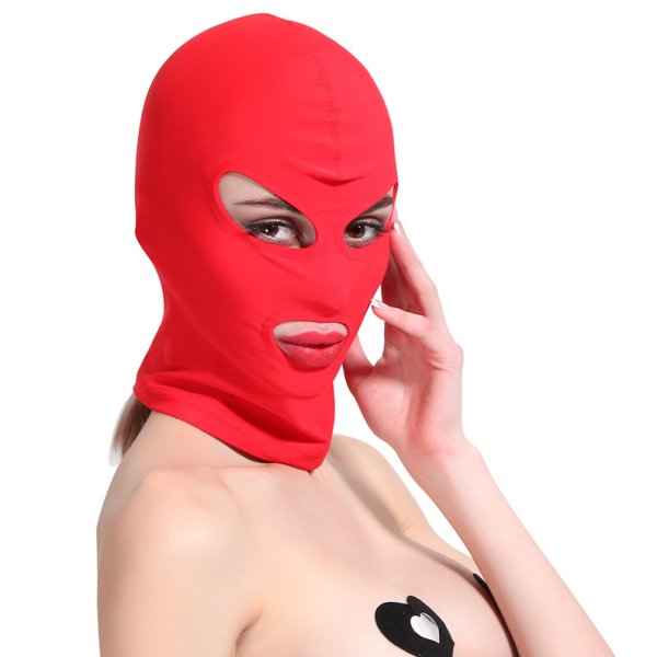 (image for) Fetish Fantasy Spandex 3 Hole Hood