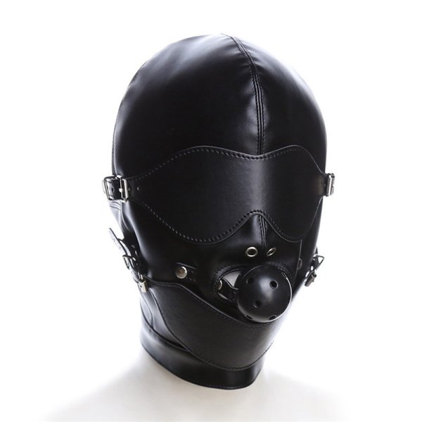 (image for) Mouth Gag Full Gimp Hood