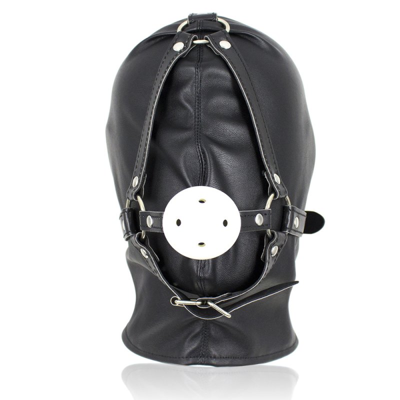 (image for) Full Head Hood With Mouth Gag