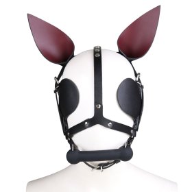 Dog Hoods With Bit Gag