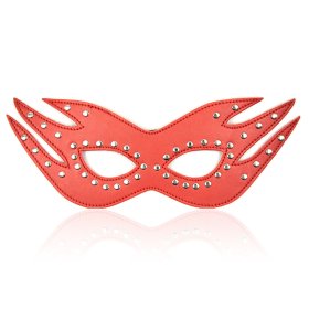 Leather Nail Cat Mask