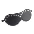 (image for) Leather Blindfold Silver Stud