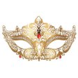 (image for) Diamante Metal Mask - Golden