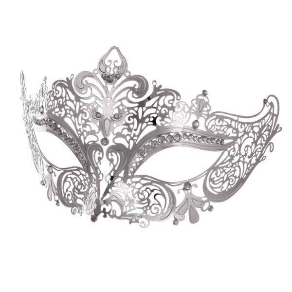 (image for) Diamante Metal Mask - Silver