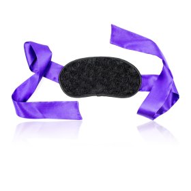 Rose Flower Face Tie Belt Blindfold