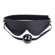 (image for) Blindfold With Ball Gag - Velcro Strap