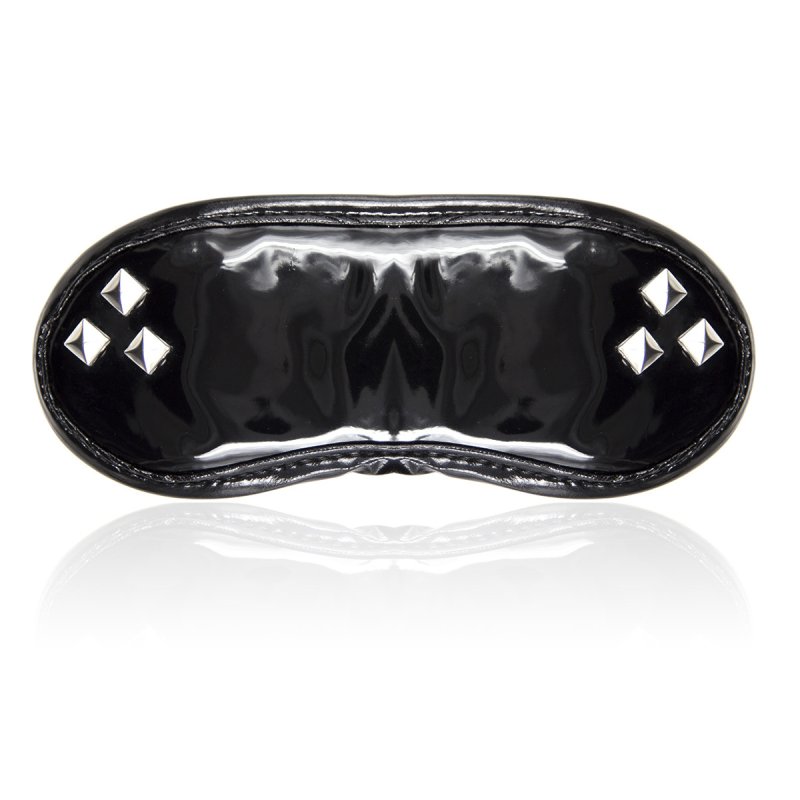 (image for) Bright Black Rivet Blindfold