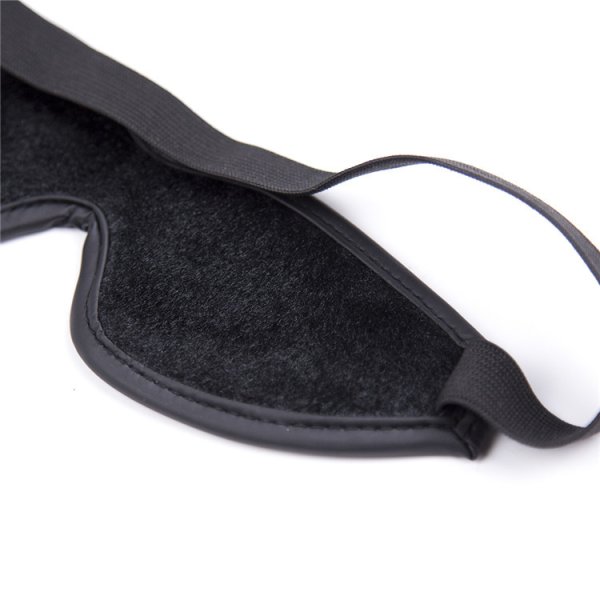 (image for) Black Wrapping Purple PU Blindfold