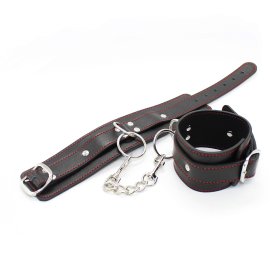 Pin Buckle Red Line Handcuffs / Shackle