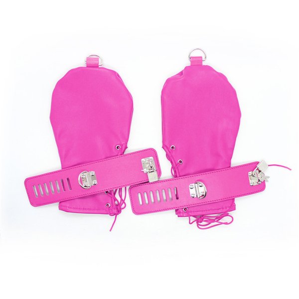 (image for) Leather Bondage Mittens