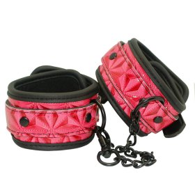 Diamond Patterned Sinful Wrist Cuffs
