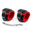 (image for) Red & Black Plush Wrist / Ankle Cuffs