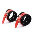 (image for) Pin Buckle Nylon Cuffs With Leather Belt