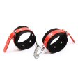 (image for) Pin Buckle Nylon Cuffs With Leather Belt