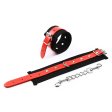 (image for) Pin Buckle Nylon Cuffs With Leather Belt