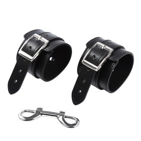 Three Nail Pin Buckle Wrist and Ankle Cuffs