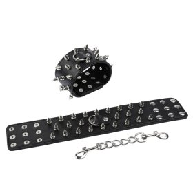 Snap Wrist and Ankle Cuffs With Nails