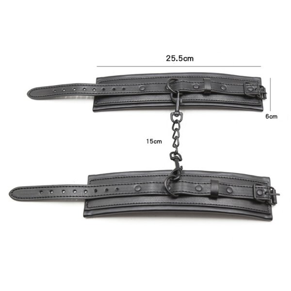 (image for) Pin Lock Wrist Bondage Cuffs