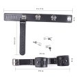 (image for) Faux Leather Neck To Wrist Restraint With Belt