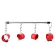 Locking Wrist and Ankle Spreader Bar With Cuffs