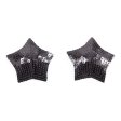 (image for) Pair of Shiny Red Sequin Star Nipple Pasties Covers