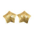 (image for) Pair of Shiny Red Sequin Star Nipple Pasties Covers