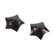 (image for) Pair of Shiny Red Sequin Star Nipple Pasties Covers