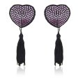 (image for) Heart Stones Nipple Covers With Tassels