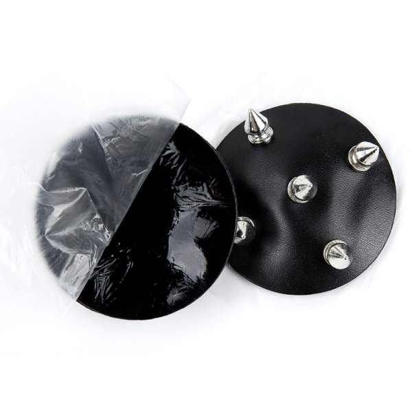 (image for) Rivet Front Leather Nipple Pasties