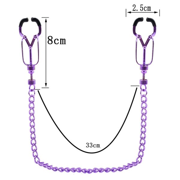 (image for) Nipple Clamps with Removable Chain
