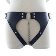 (image for) Leather & BDSM Thong with Chain
