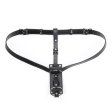 (image for) Lichee Pattern Strap on With Cock Ring And Plug Hole