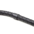 (image for) Black Single Tail Whip - 85 cm / 33.5 inch