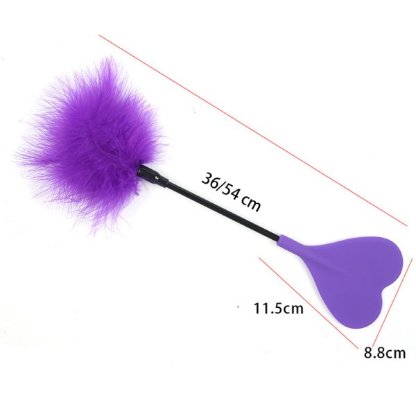 (image for) Silicone Heart Handle Tickler