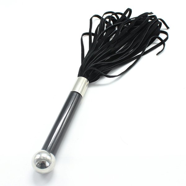 (image for) Metal Handle With Faux Leather Whip