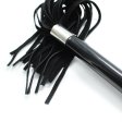 (image for) Metal Handle With Faux Leather Whip