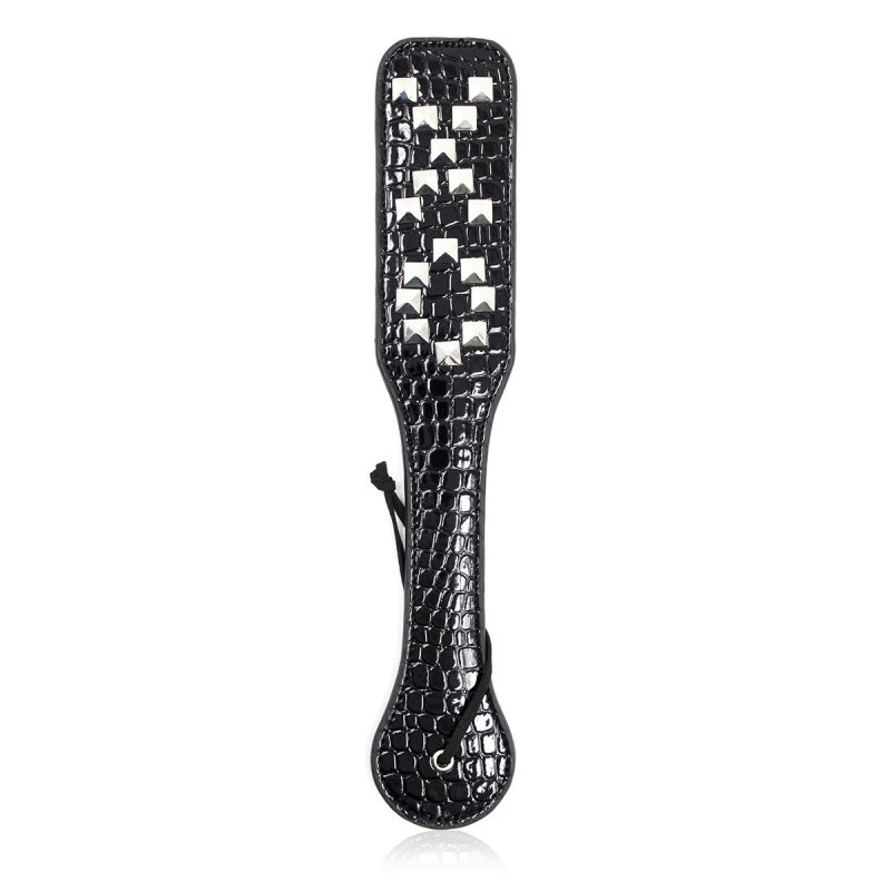 (image for) Alligator Sheepski Paddle With Chrome Button